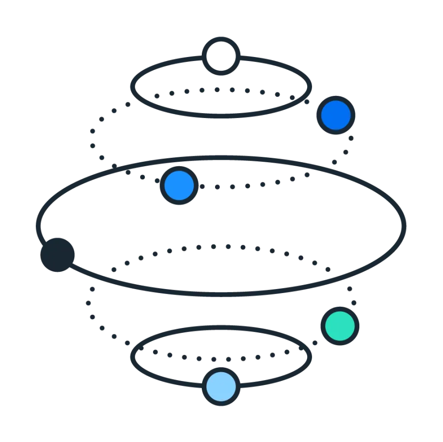 graphic of circles integrated
